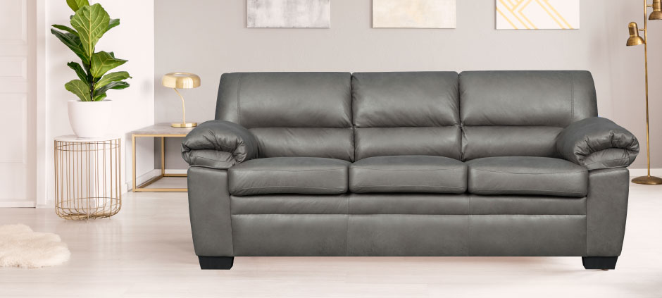 Jamieson Luxury Sofa in Pewter